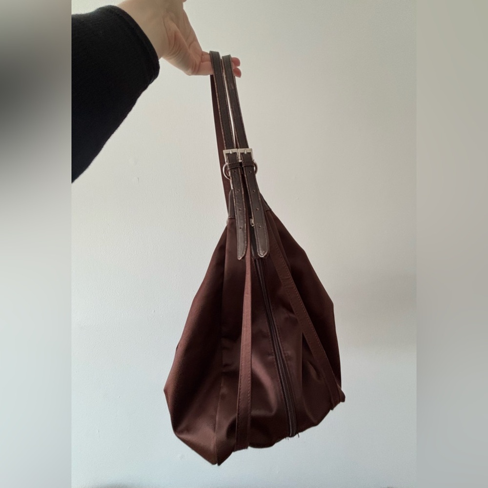 Vintage Holt Renfrew Leather and Satin  Bag - Picture 3 of 9